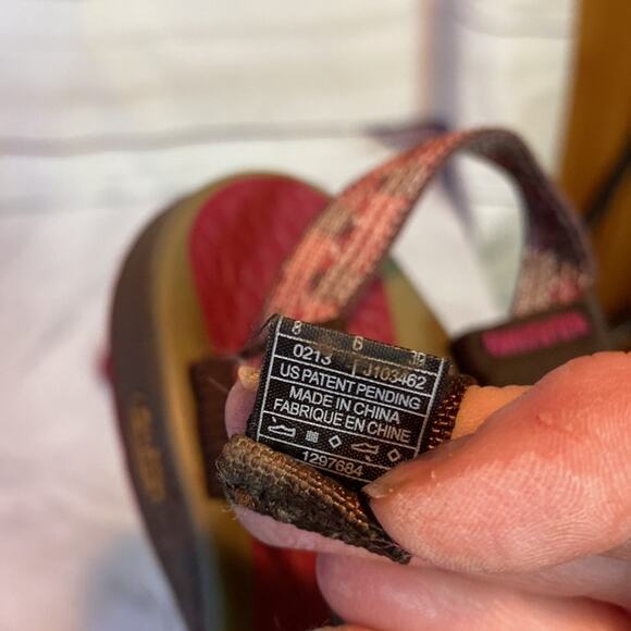 Chaco Chari Cycloid Scale Strap Sandals Size 8 - Picture 10 of 10